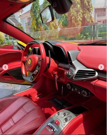 Timaya Acquire a brand new Ferrari sports car