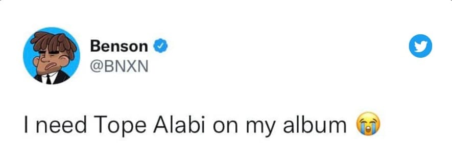 BNXN Buju: I need Tope Alabi on my album