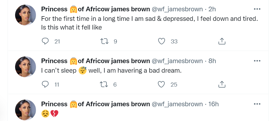 I feel Down and tired: James Brown reacts to his sex tape leak (Video)