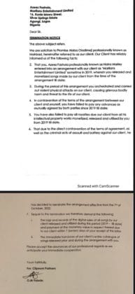 Mohbad Issues Termination Notice To Naira Marley And Marlian Music