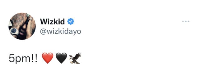 Wizkid Shares Exciting Update With Fans