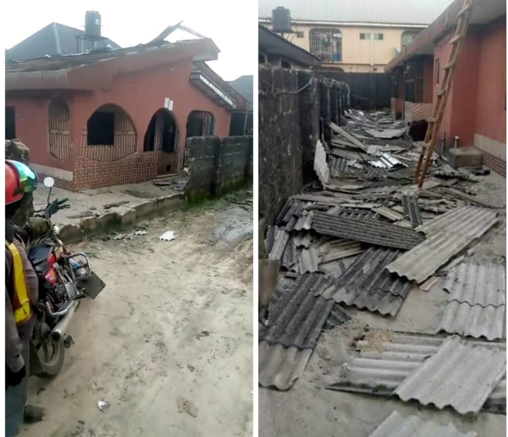 House mistress removes tenant's roof over unpaid rent in Delta (videos)