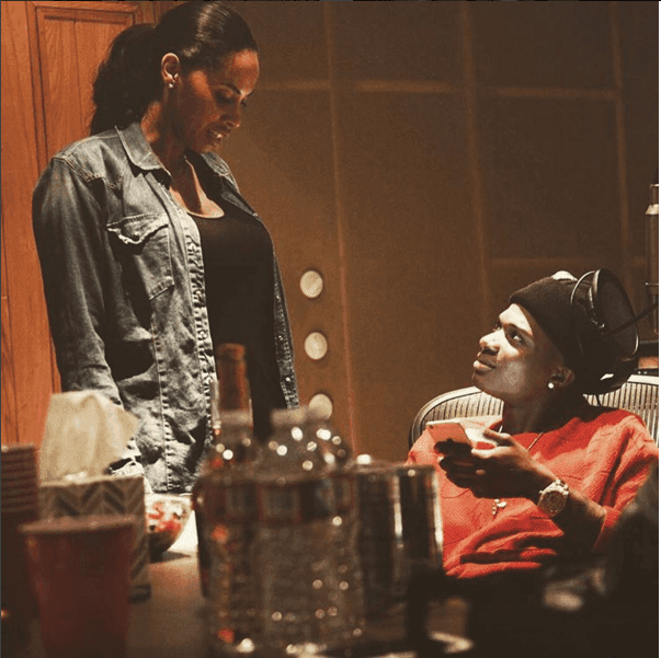Jada Pollock and Wizkid