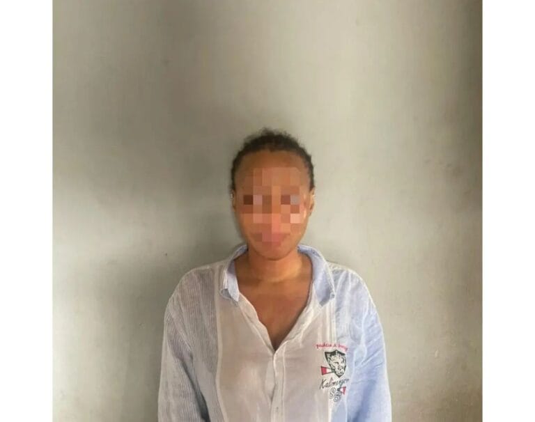 A 21years old lady arrested for allegedly killed her boyfriend