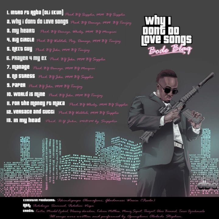 Bode Blaq - "Why I Don't Do Love Songs" (EP)