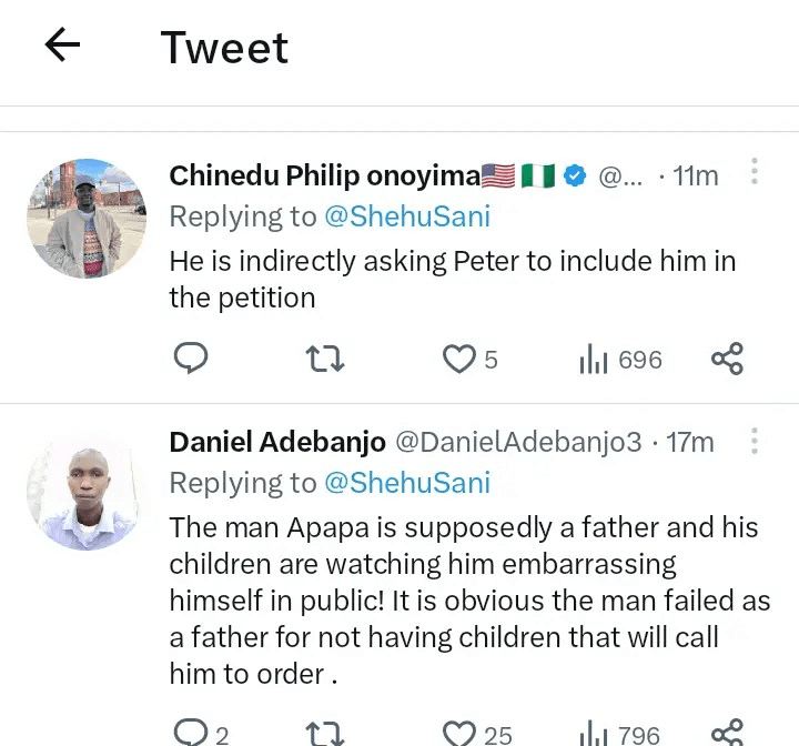 Reactions Trail As Shehu Sani Says Lamidi Apapa Is Trying For Low Budget Labour