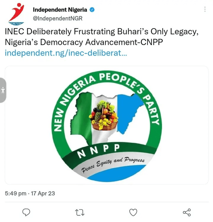 INEC Intentionally Irritating Buhari’s Solely Legacy, Nigeria’s Democracy Development-CNPP, Buhari’s aide, Obasanjo attend Ajibola’s eight-day prayers