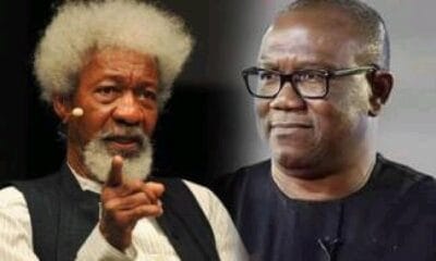 Proff Wole Soyinka Advices Tinubu And Atiku To Step Down For Fresh Blood Like Peter Obi