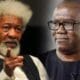 Proff Wole Soyinka Advices Tinubu And Atiku To Step Down For Fresh Blood Like Peter Obi