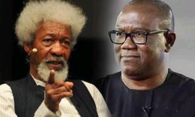Proff Wole Soyinka Advices Tinubu And Atiku To Step Down For Fresh Blood Like Peter Obi