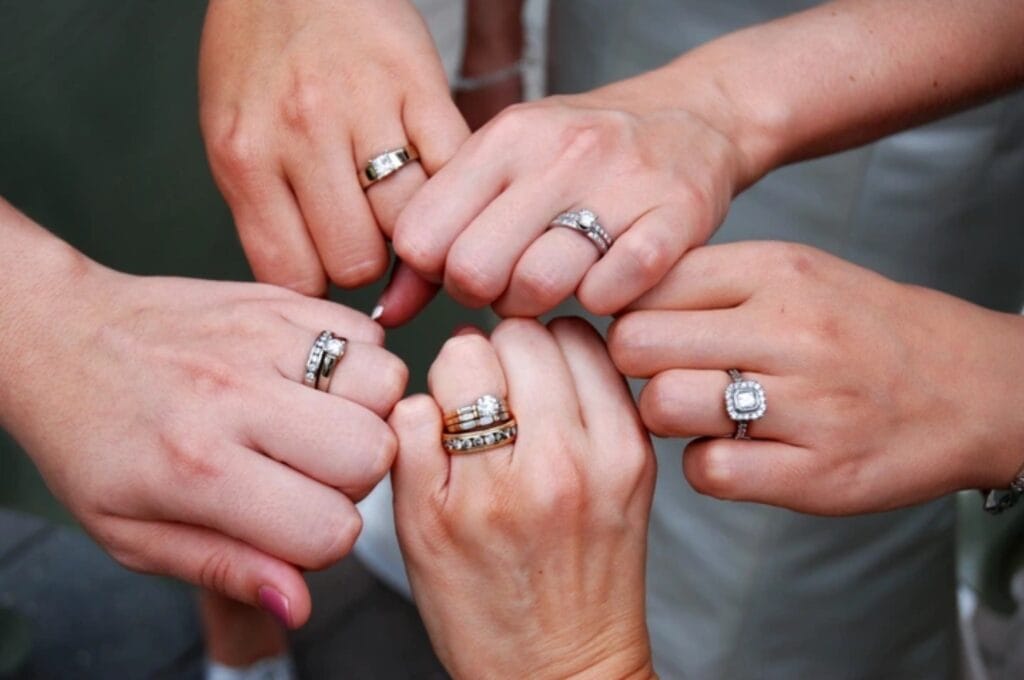 What Wearing a Ring on Each of Your Fingers Actually Means