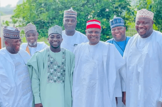 Senator Abdulaziz Yari Pays A Courtesy Visit To Senator Rabiu Kwankwaso At His Residence