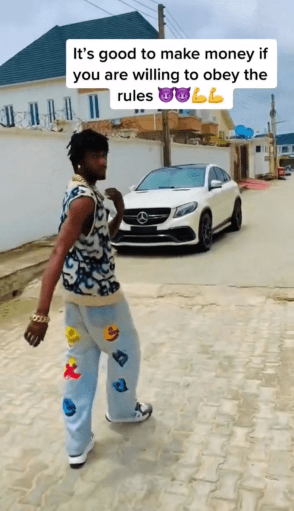 Yahoo Boy asks people to send account number because he has limited time on earth to spend his wealth