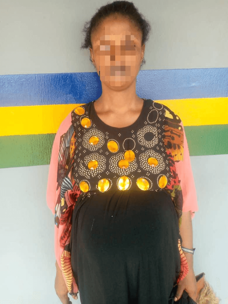 Police arrest pregnant woman for cutting her teenage maid with knife in Lagos (video)