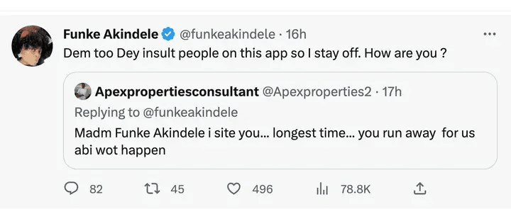 Funke Akindele Reveals Why She ‘Move Away’ From Twitter After Losing Election