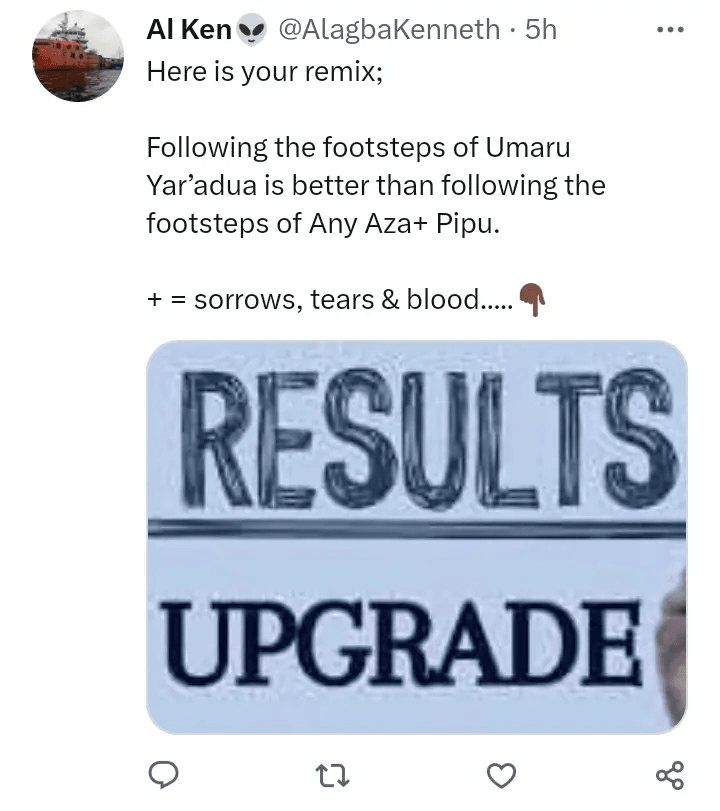 Reactions Trail As Sen. Shehu Sani Tweet About Tinubu's Promise to Follow the Footsteps of Umaru Yar’adua