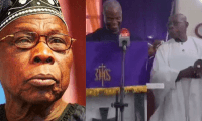 Video: Reactions Trail As Obasanjo Was Invited To Podium To Speak But Referred To As Osinbajo To Speak Instead