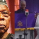 Video: Reactions Trail As Obasanjo Was Invited To Podium To Speak But Referred To As Osinbajo To Speak Instead