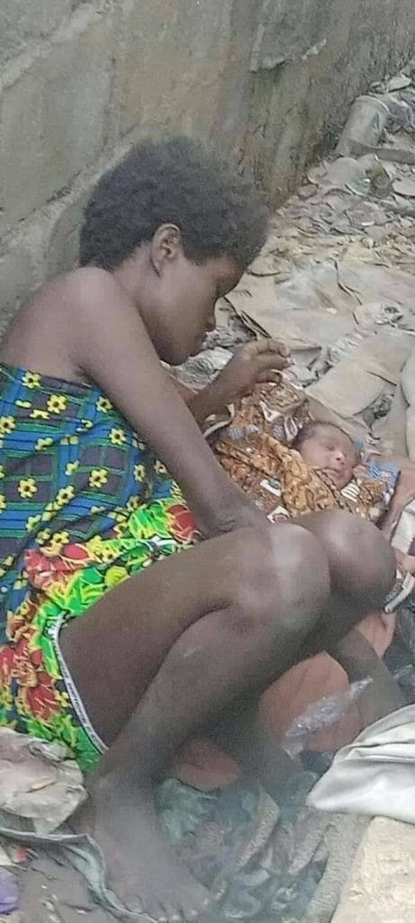 Unbelievable!!! This mad woman miraculously delivered a beautiful bouncing baby this morning (Photos)