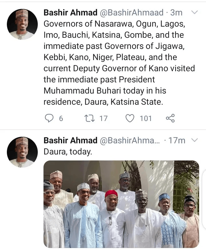 Hope Uzodimma, Sanwo-Olu, Ganduje, Others Meet with Former President, Muhammadu Buhari in Kastina
