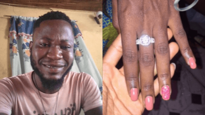 My Impatient Fiance returned my ring after only 6 years of engagement – Heartbroken Man cries out (Video)