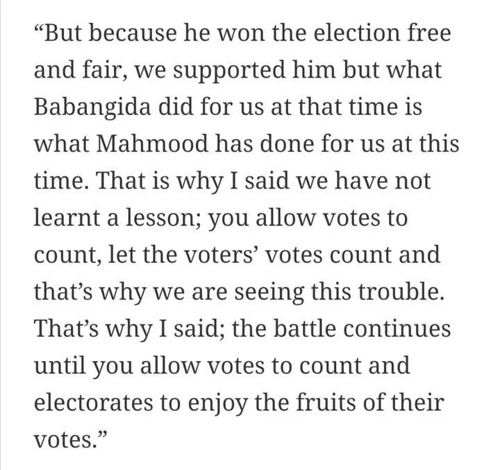 What Babangida Did For Us In June 1993 Is What Yakubu Has Done For Us At This Time - Pa Adebanjo