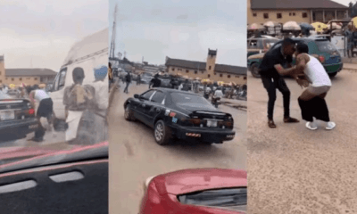 Suspected Yahoo Boy Runs Mad In Traffic, Goes Naked And Barks Like A Dog