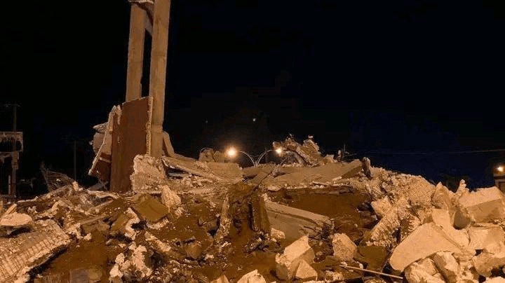 Kano Governor: Abba Yusuf Demolishes Roundabout Built By Ganduje (Picture)