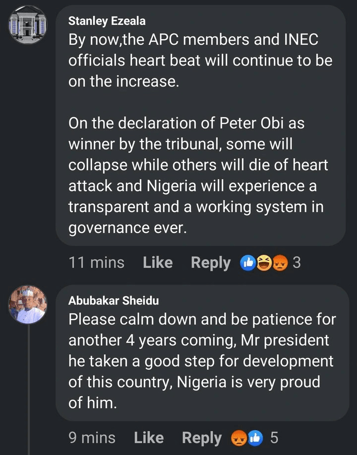 Reactions As Court Admits Blurred Results from 18,088 Polling Units in Peter Obi's Petition 49 Reactions As Court Admits Blurred Results from 18,088 Polling Units in Peter Obi's Petition