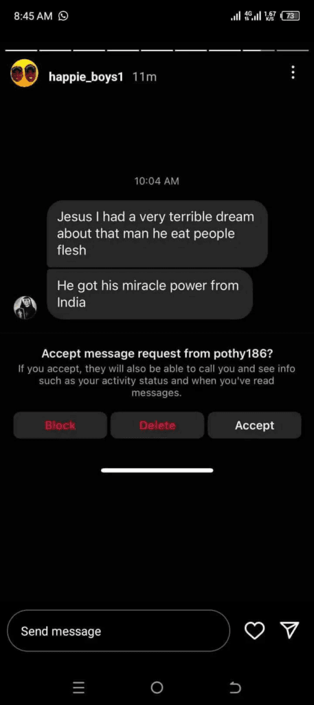 Happie Boys Accuse Apostle Chibuzor Chinyere of Eating Human Flesh, Getting Miracle Power from India