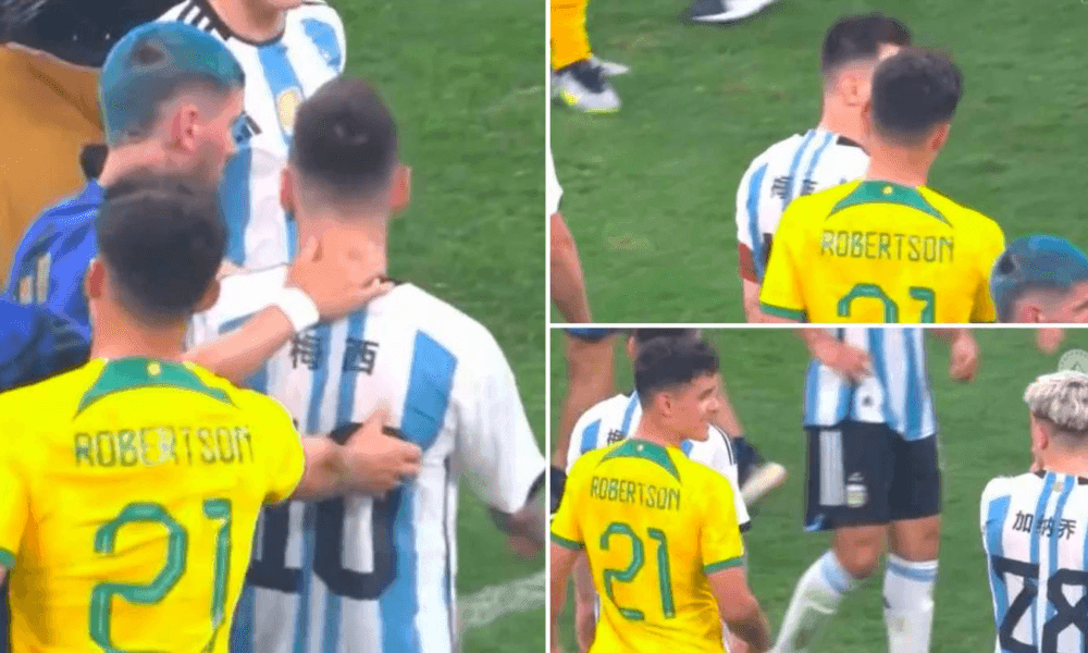 Lionel Messi Brutally Ignores Man City'S Youngster After Argentina Wins Over Australia, So Painful To Watch