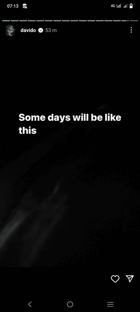 Davido Opens Up About Difficult Father's Day, Says 'Water Full My Eyes'