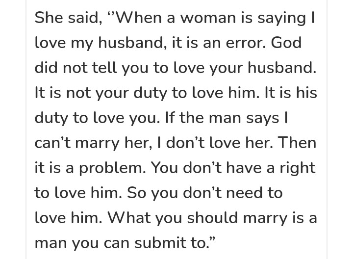 Prophetess Ijeoma: Women Should Not Say They Love Their Husbands
