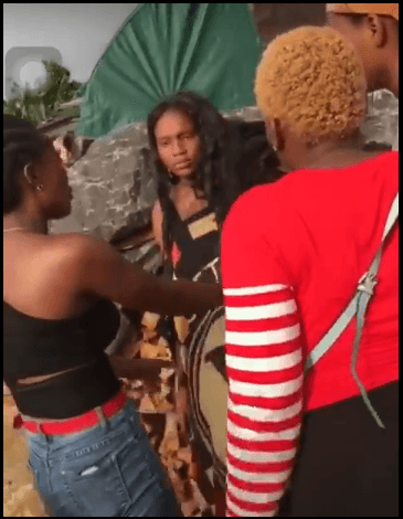 "You Wan Break My Mummy Marriage" Lady Slaps and beat her best friend for allegedly dating her father (Video)