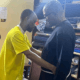 Photo Of Peter Obi Having His Measurements Taken By A Man Triggers Mixed Reactions Online