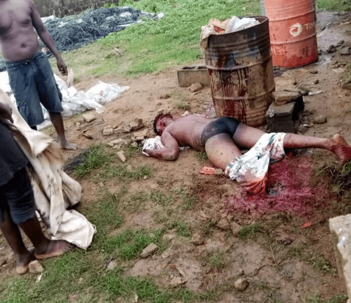 Fears As Suspected Cultists Murdered A Man And Cut Off His Left Leg In Sango