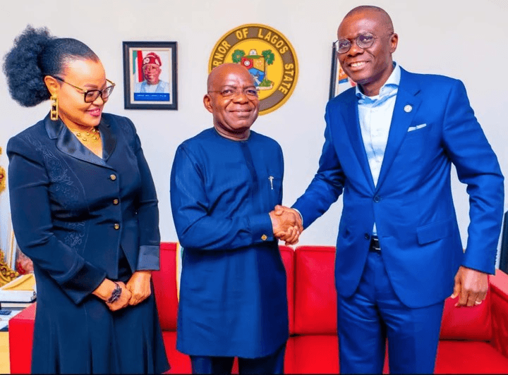 Alex Otti and Sanwo-Olu Meet in Lagos, Photos Released