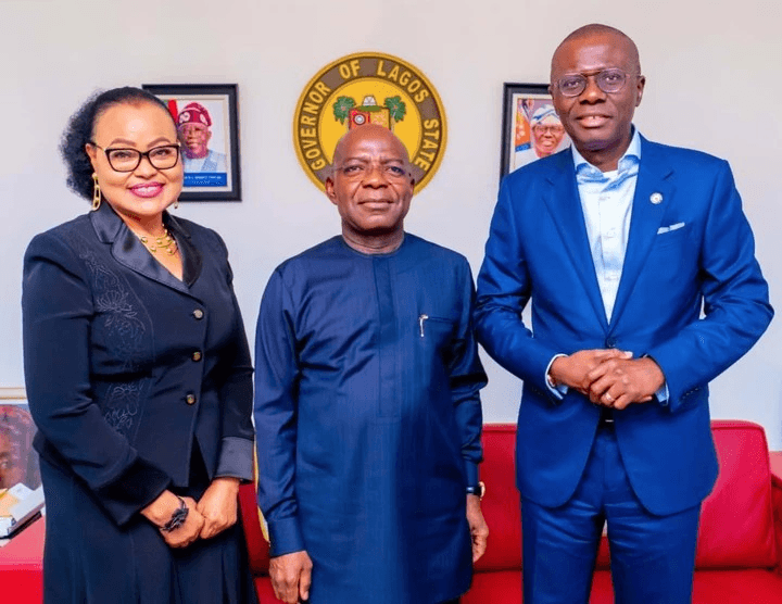Alex Otti and Sanwo-Olu Meet in Lagos, Photos Released