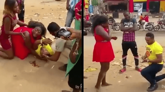 Worst Proposal Ever : Nigerian Man Fakes His Death Before Proposing To Girlfriend (Video)