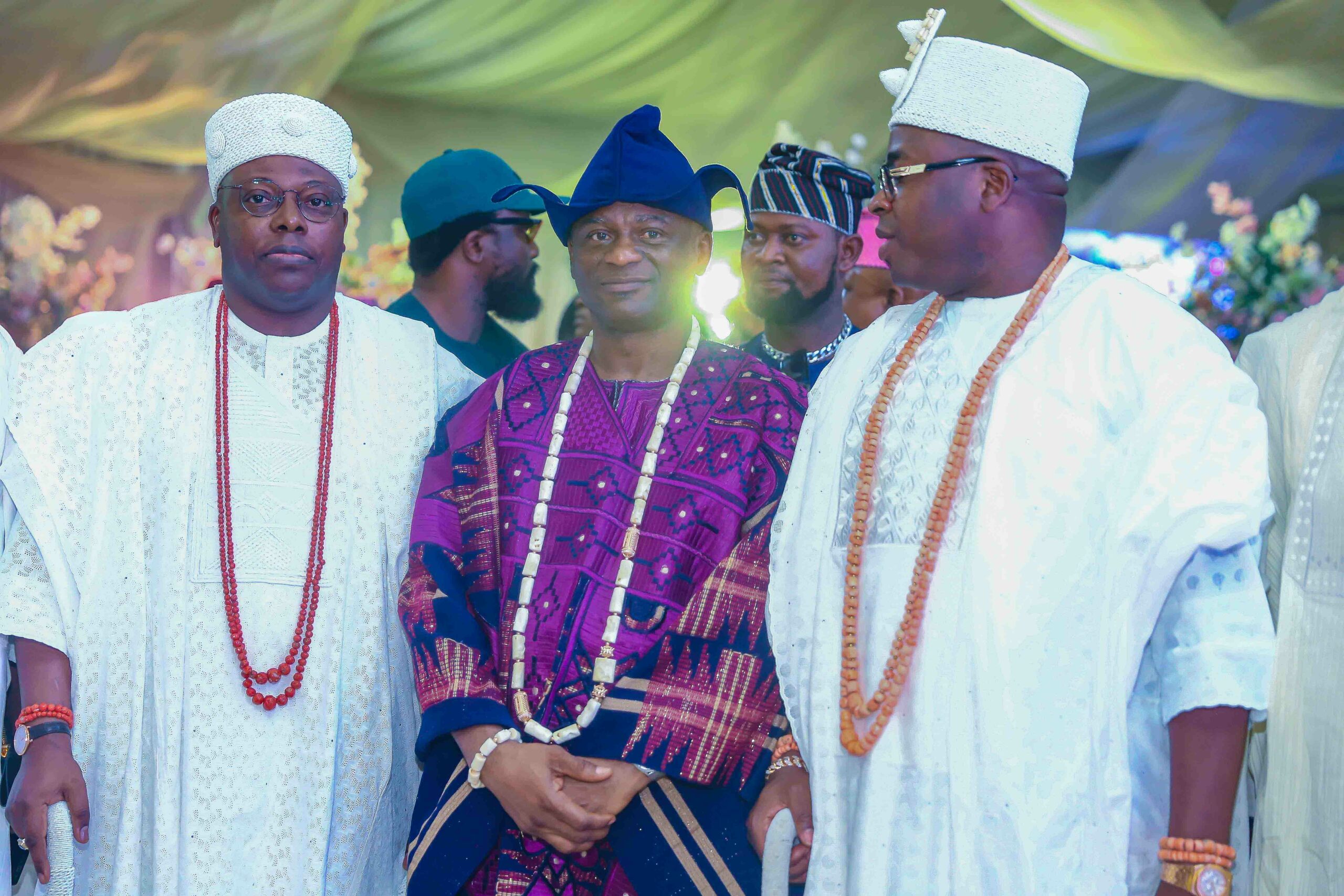 Photos as CP Disu's daughter weds heartthrob in Lagos