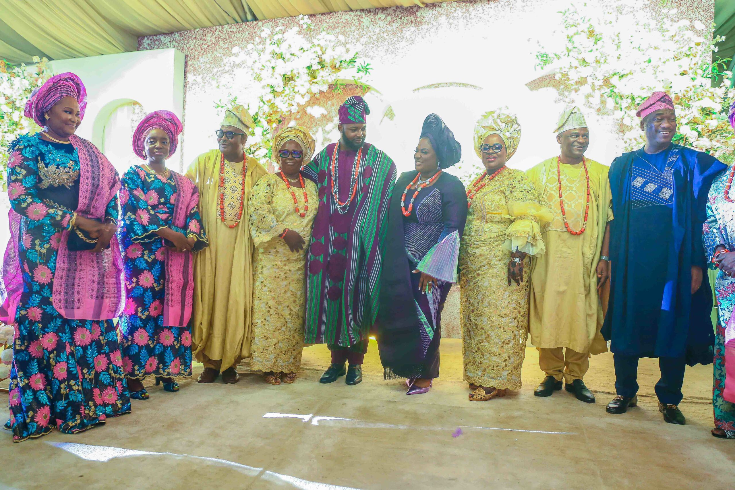 Photos as CP Disu's daughter weds heartthrob in Lagos