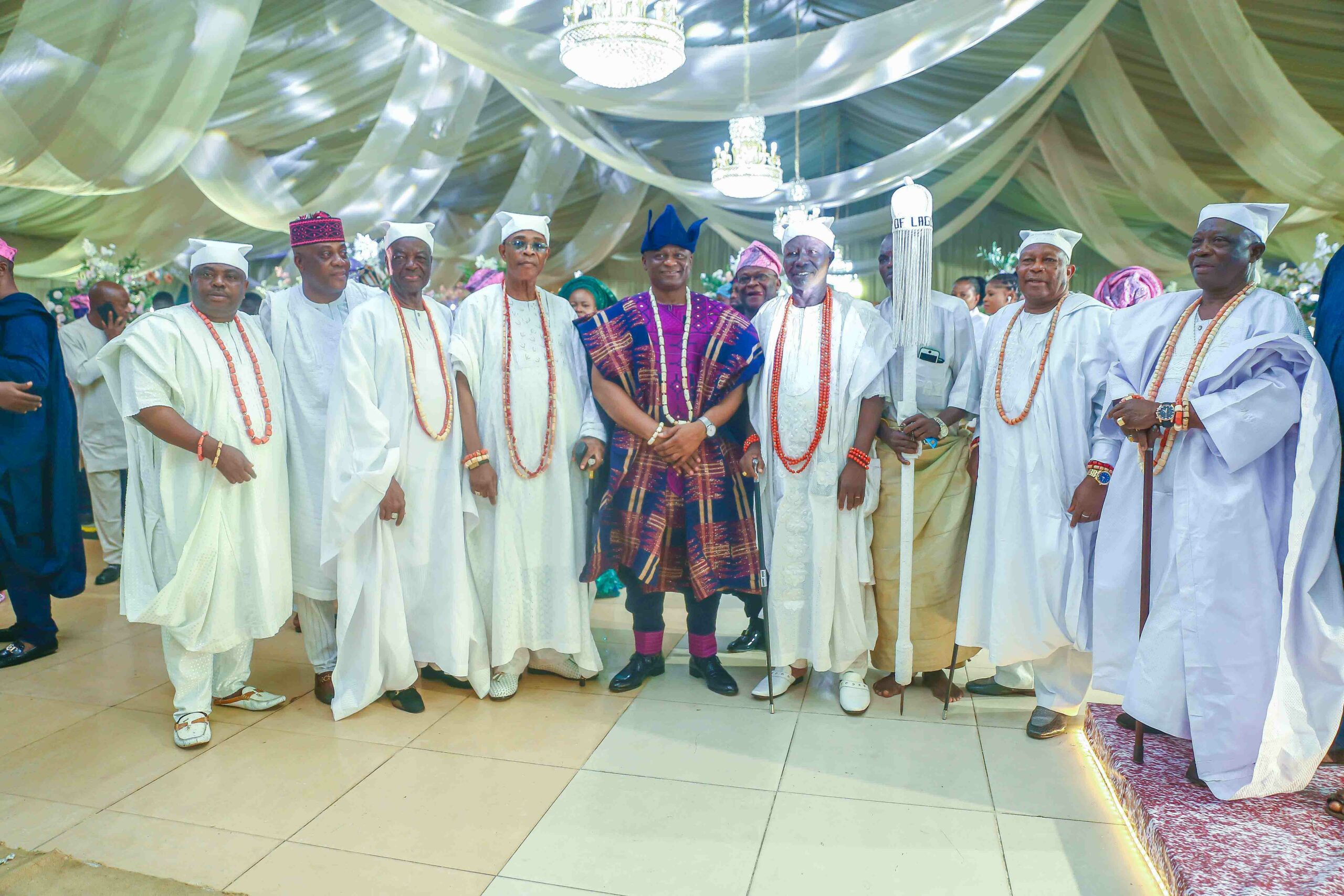 Photos as CP Disu's daughter weds heartthrob in Lagos