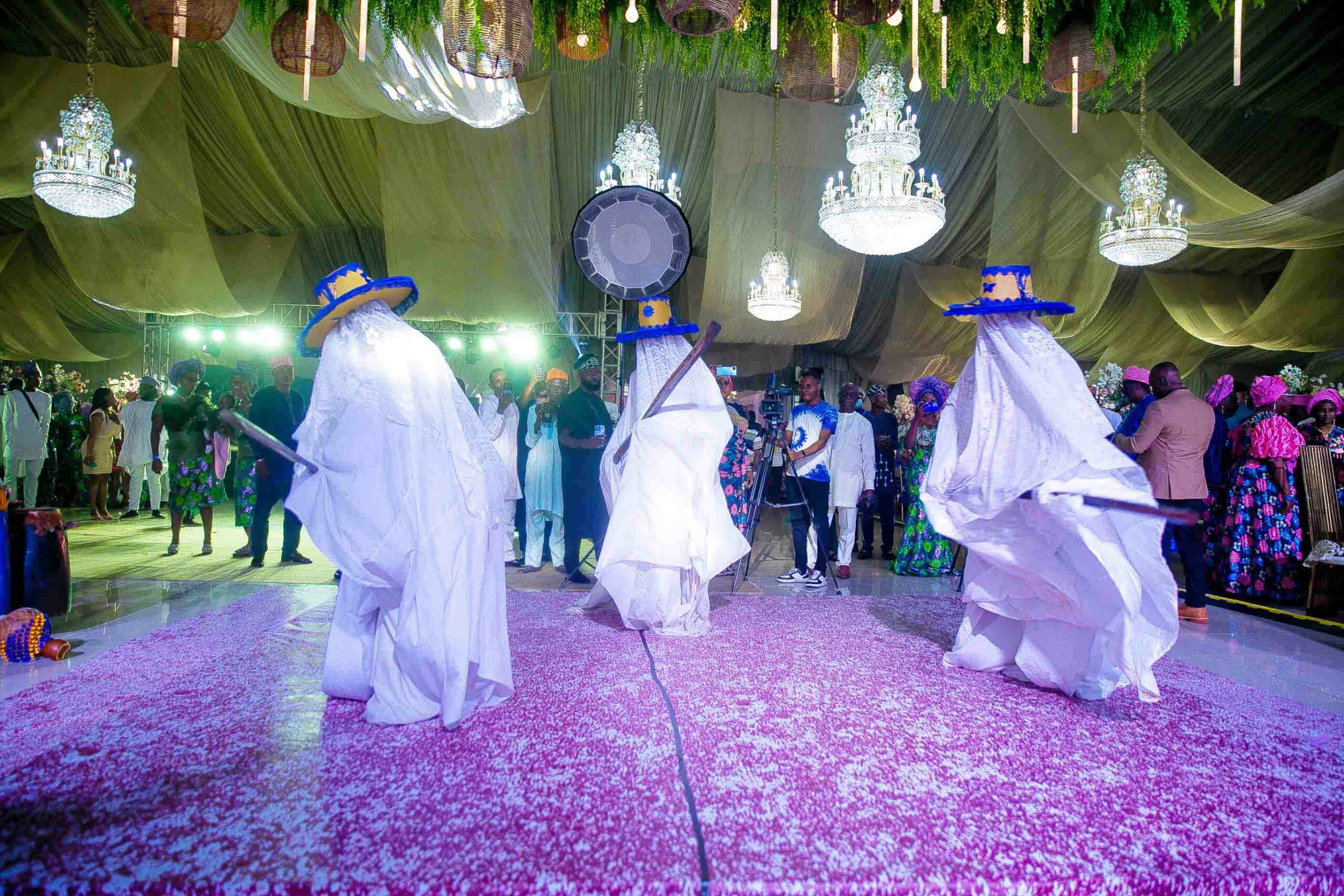 Photos as CP Disu's daughter weds heartthrob in Lagos