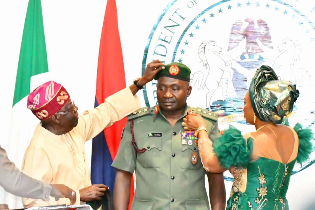 Moment Tinubu Decorated Service Chiefs With New Ranks (Photos)