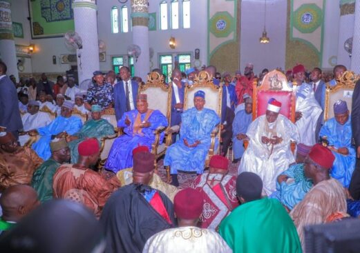 PHOTOS Buhari Shettima Governors in Borno as Zulums son weds