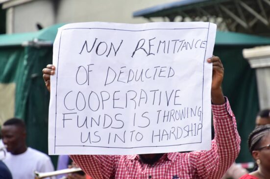 1690880126 834 PHOTOS Petroleum Commission Workers Protest Non Payment of 7 months Salaries
