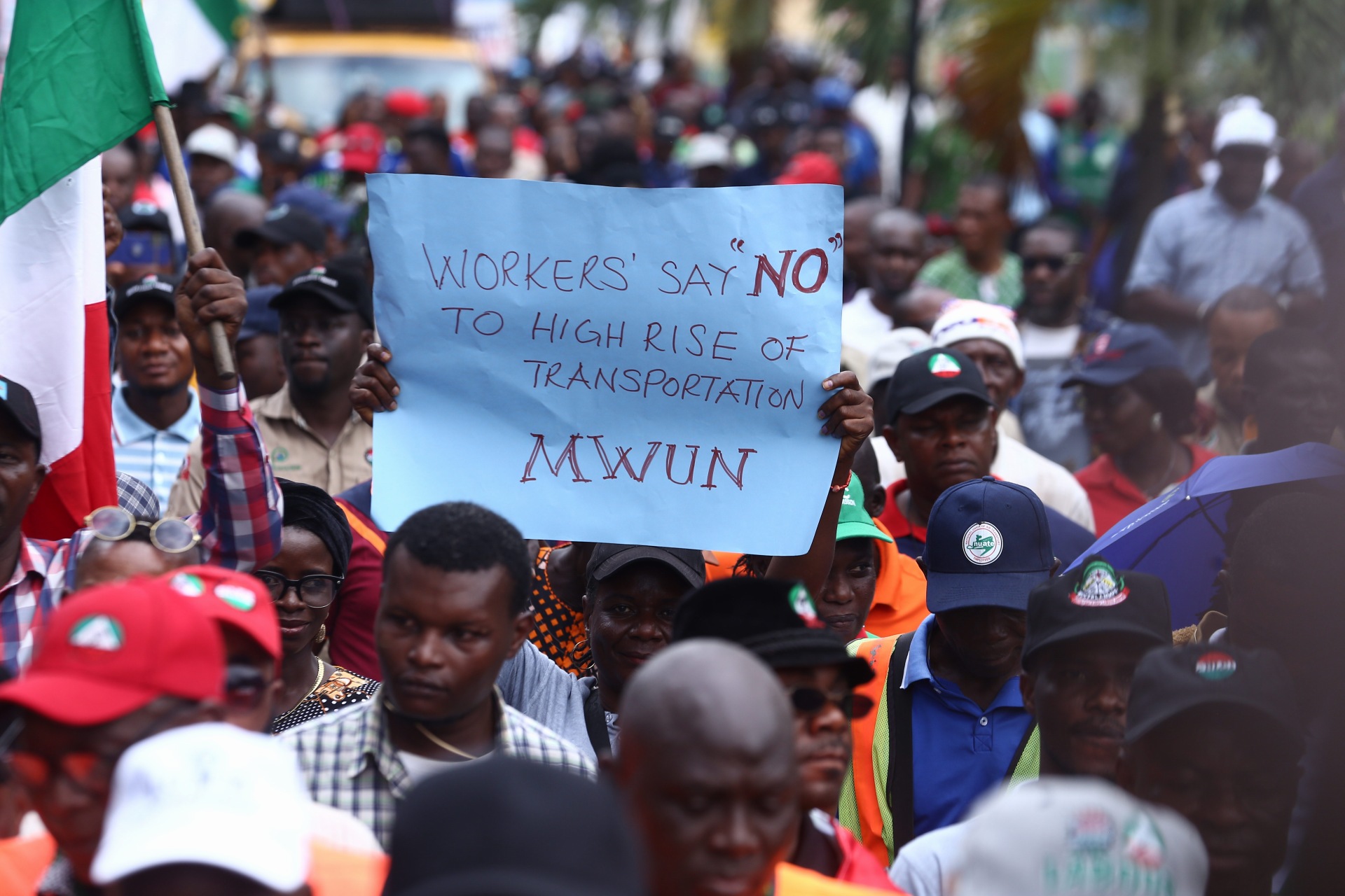 1690990168 418 Photos as NLC protests removal of fuel subsidies in Lagos