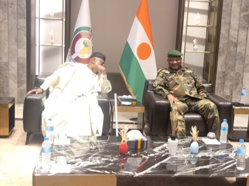 1691088980 295 PHOTOS ECOWAS Delegation Arrives In Niger Meets Coup Leaders