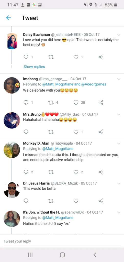 “I’m so happy” – My wife cheated with a married man and his Wife beat her up