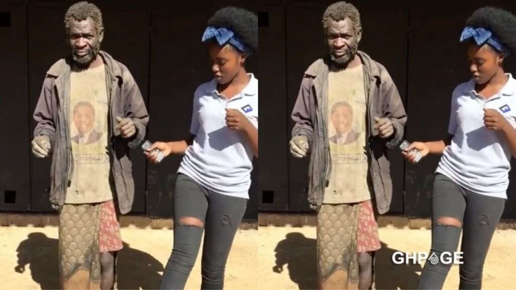 Nigerian Lady Proudly Shows Her Mentally Challenged Father To The Whole World (Video)